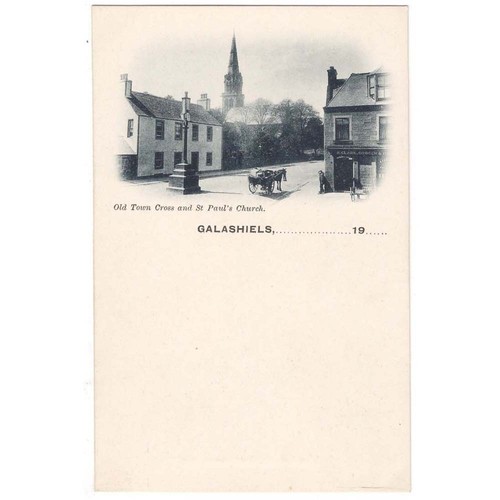 Galashiels town cross st - cross, &