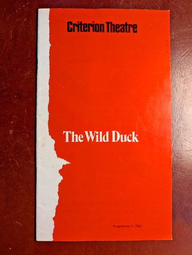 Signed vintage the wild duck - vintage,