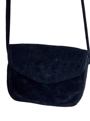 Women black suede small - black,
