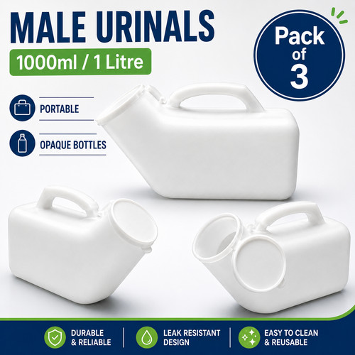 Male urinal bottles 1000ml - male,