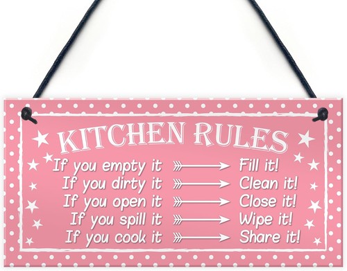 Red ocean funny kitchen rules - red,