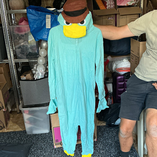 Blue platypus duck character - platypus/duck,