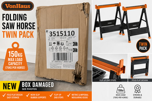 Vonhaus saw horse position - horse, 9-position