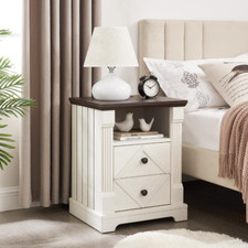 Farmhouse White Night Stand