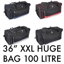 36" XL Extra Large Holdall Duffle Travel Bag Luggage Weekend GYM Sports Big Huge