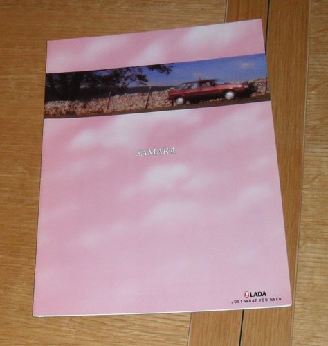 Lada samara brochure 1992 - brochure, 1992-1993