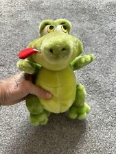 Disney Alligator Croc Plush 11 Inch Peter Pan Crocodile Vintage Toys, Childrens