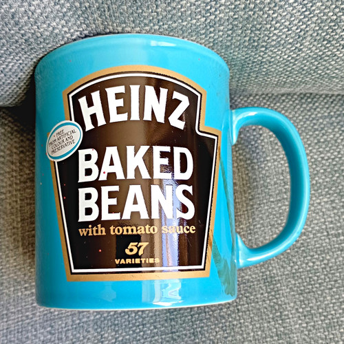 Heinz baked beans blue mug - beans,