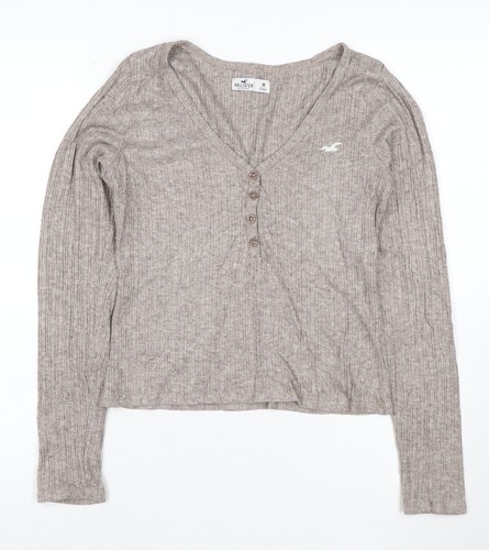 Hollister women beige - hollister, ribbed