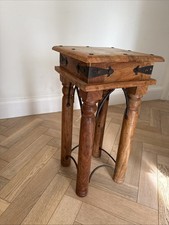 Vintage Solid Wood Tall Side