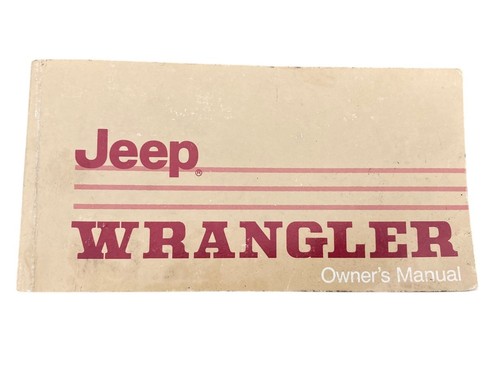 Jeep wrangler owner s - jeep,