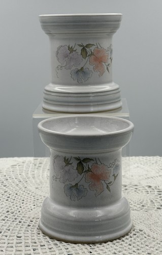 Pair denby pottery - denby, encore