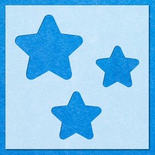 Star Stars Shape Stencil
