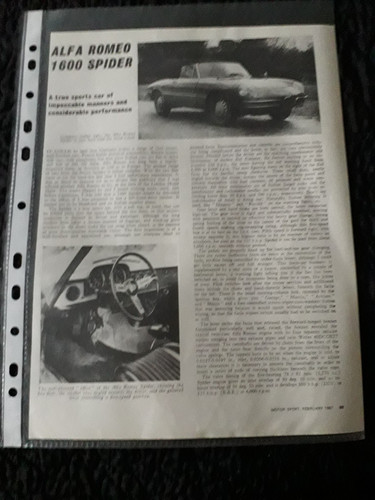 Alfa romeo 1600 spider - 1600,