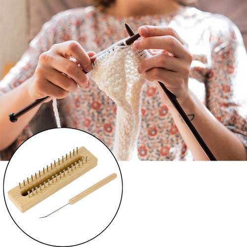 Crafts creation knitting loom - creation,