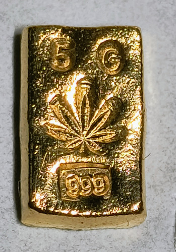 Gram solid 24ct gold bar - 5,