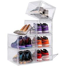 6 PACK TRANSPARENT CLEAR SHOE