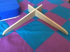 Table Top Lacemaking Wooden Pillow Stand by Harlequin Lace 