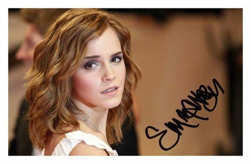 Emma watson autograph signed - emma,