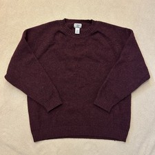 Ll Bean Shetland Wool Knit