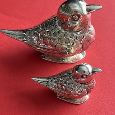 Vintage Pair Cruet pots salt