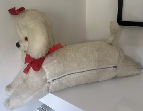 Vintage retro stuffed toy dog - vintage,
