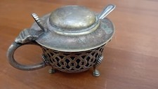 ANTIQUE MUSTARD POT, STUNNING