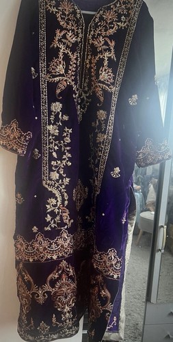 Asian velvet suit - asian,