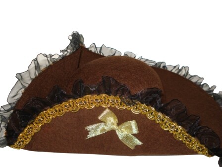 Tricorn merchant hat fancy - hat,
