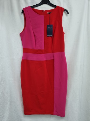Ladies shift dress red - dress,