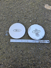 Pair of Genuine Ford RS Alloy Wheel Centres 93BB1130MA 94BB1130EA 147mm