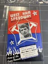 VINTAGE SPEEDWAY PROGRAMME