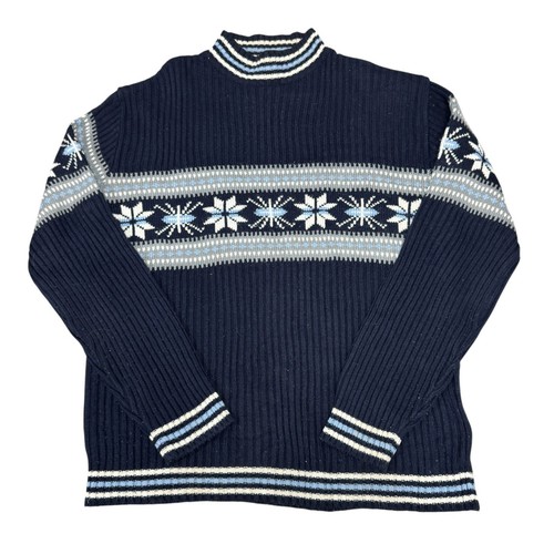 Nordic fair isle snowflake - isle,