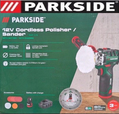 Parkside 12v cordless car - 12v,
