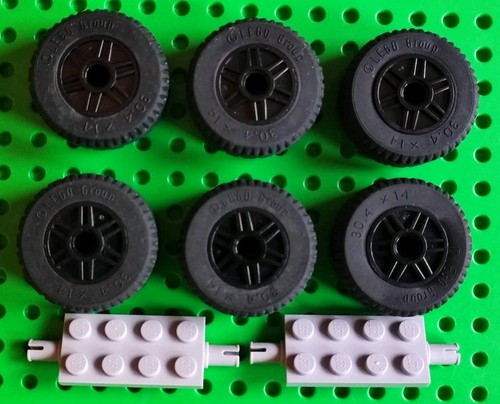 Lego 55981c03 car wheels black - wheels,