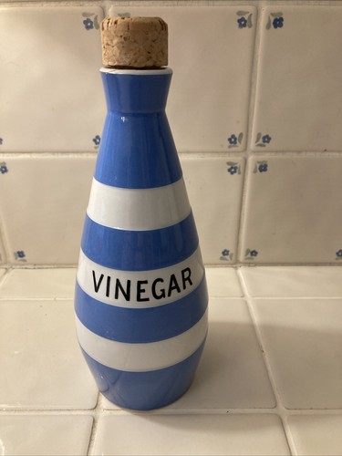 Green cornishware vinegar - t, g