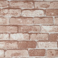 3D Vintage Brick Effect Wallpaper Realistic Slate Stone Textured Bedroom Decor