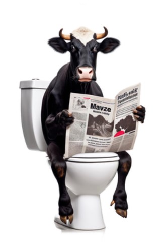 Dairy cow toilet metal - dairy,