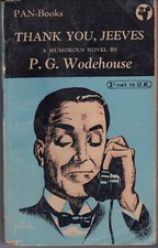 Thank You, Jeeves PG Wodehouse Pan 1949 1st edition paperback Pollack art