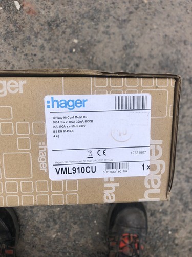 Hager vml910cu way consumer - hager,