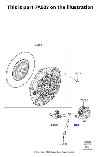 Land rover clutch slave - land,