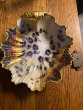 Carlton Ware Antique Gilded scalloped  Shell dish Very Rare
