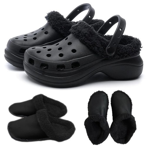 Fluffy liners shoes clogs fur - fluffy,