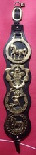 Four Vintage Horse Brass on