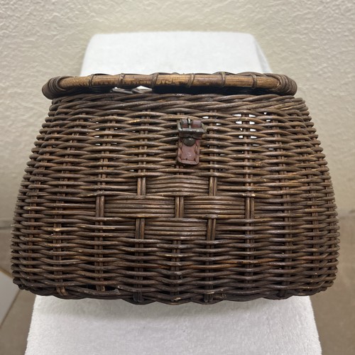 Antique basket woven - antique,