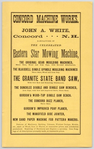1878 concord machine - 1878,