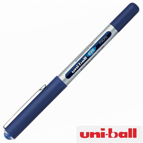 Blue uni ball - of, eye