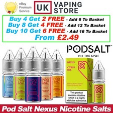 Pod Salt Nexus Nic Salt 10ml E