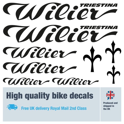 Wilier bike decals - labels, with