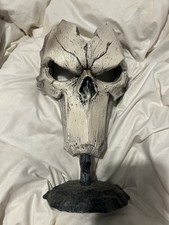 Darksiders 2 II Death Mask Skull Statue With Stand Base 2012 VGC